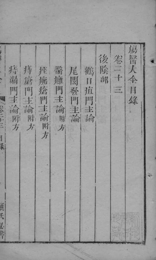 疡医大全  卷23